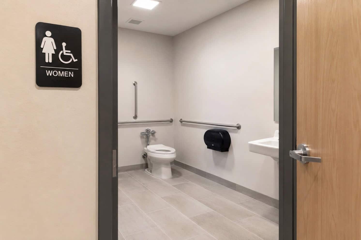 ADA compliant restroom, Ocala