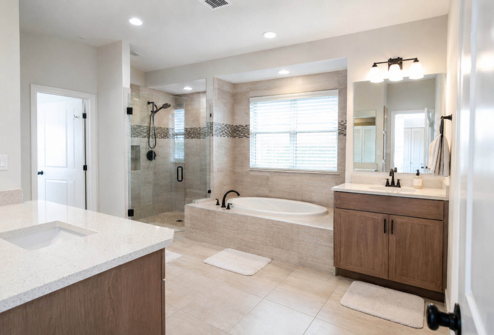 Renovated bathroom in an Ocala, Florida home