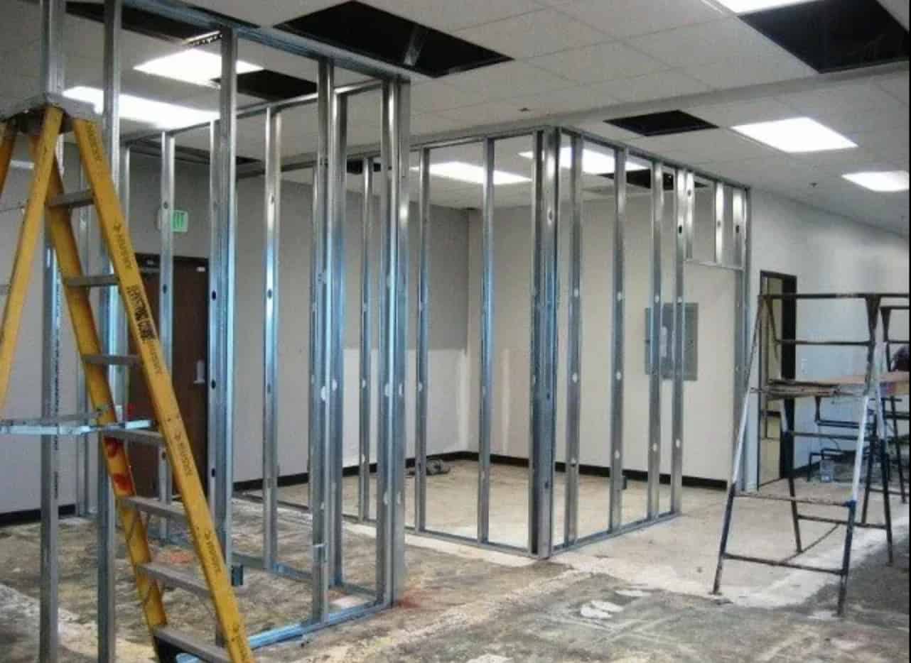 Commercial interior framing in The Villages FL
