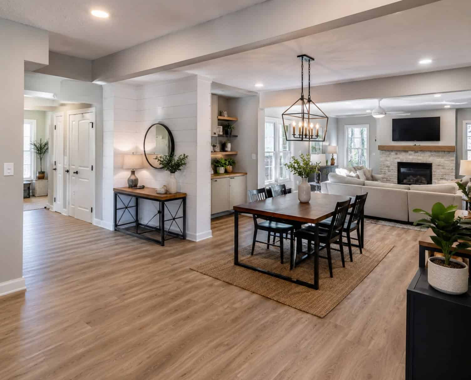 Open concept interior renovation in Dunnellon FL