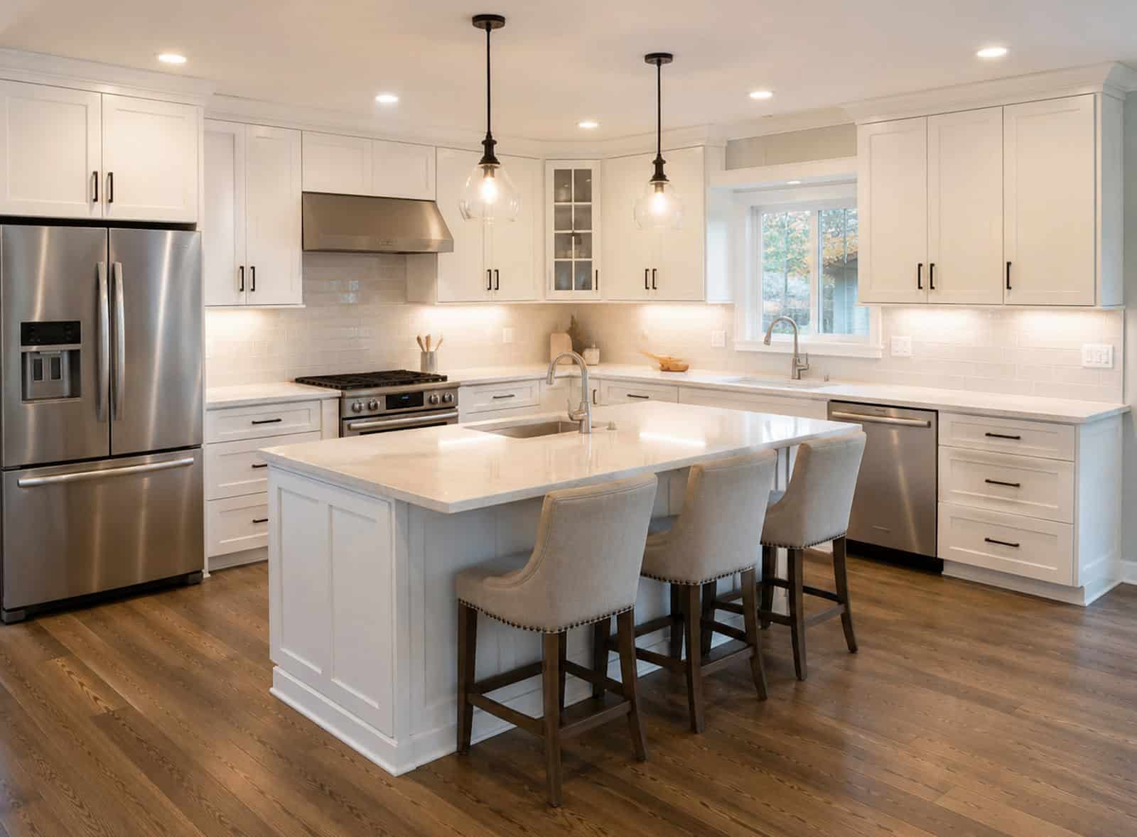 Completed kitchen remodel in Ocala, Florida