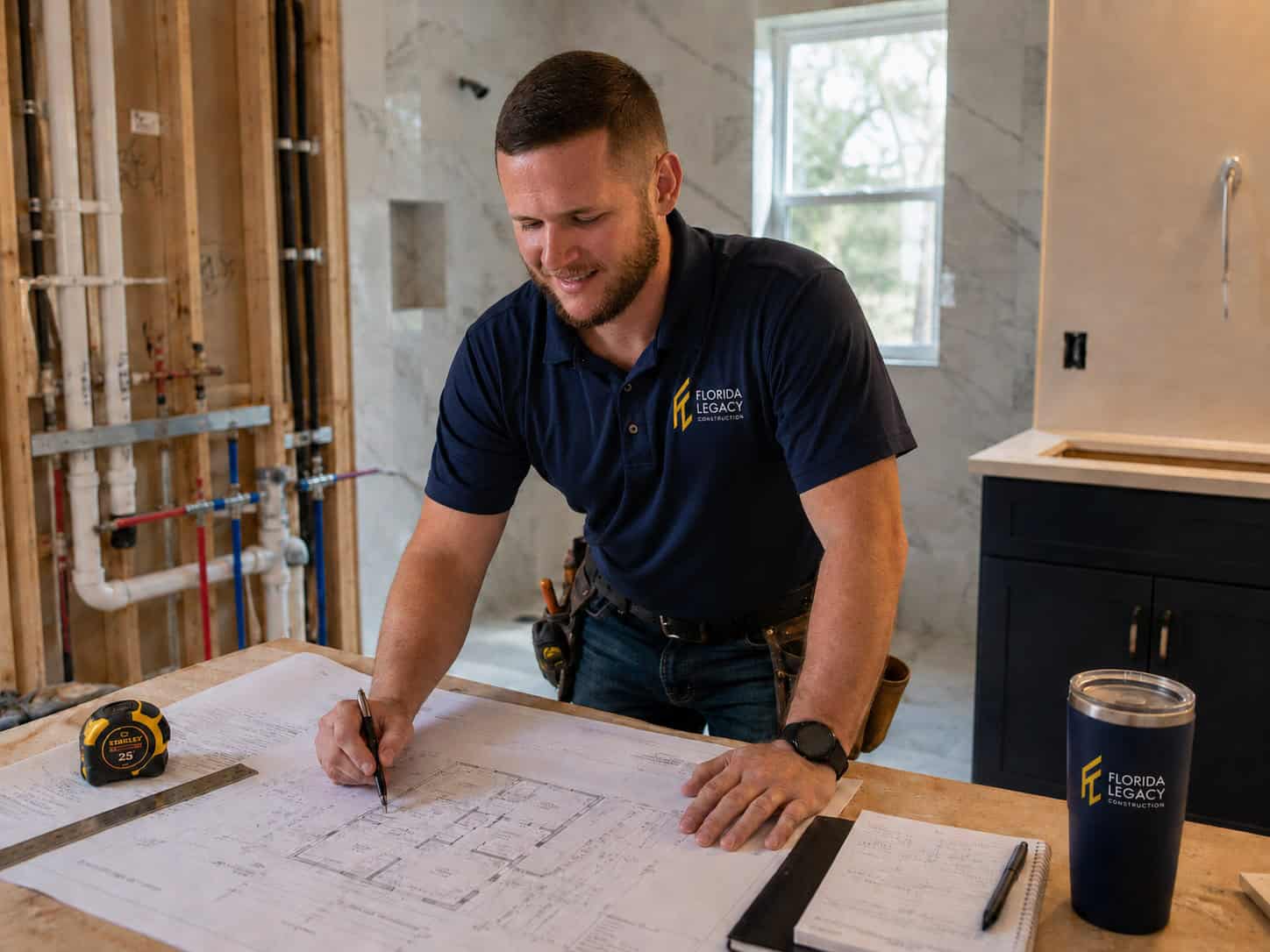 Licensed remodeling contractor at work in Central Florida
