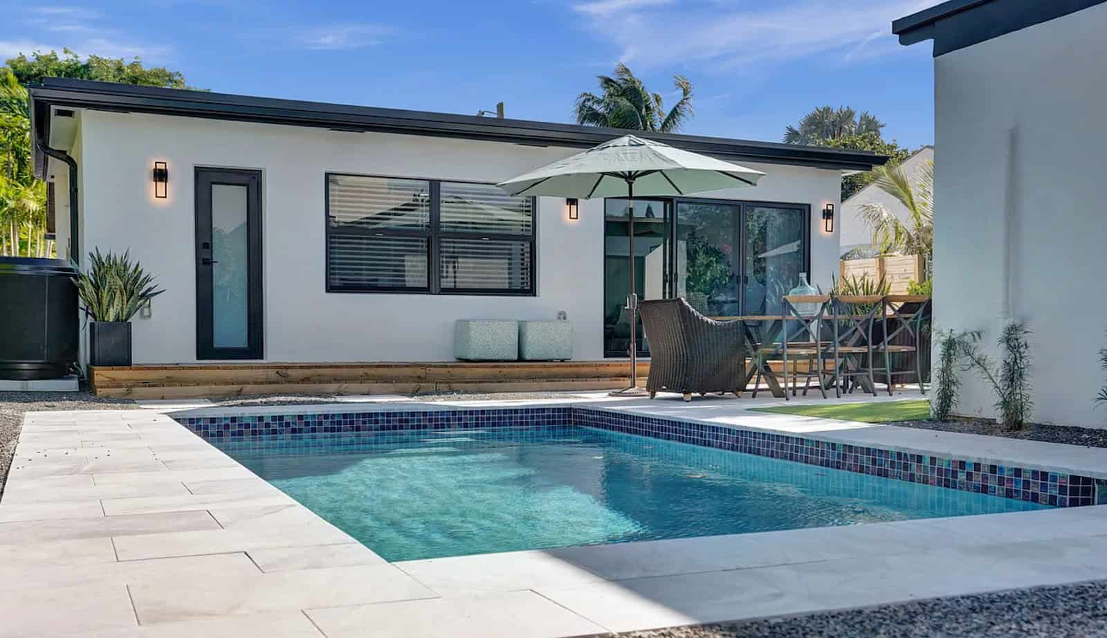 Modern detached backyard ADU beside a pool in Ocala FL