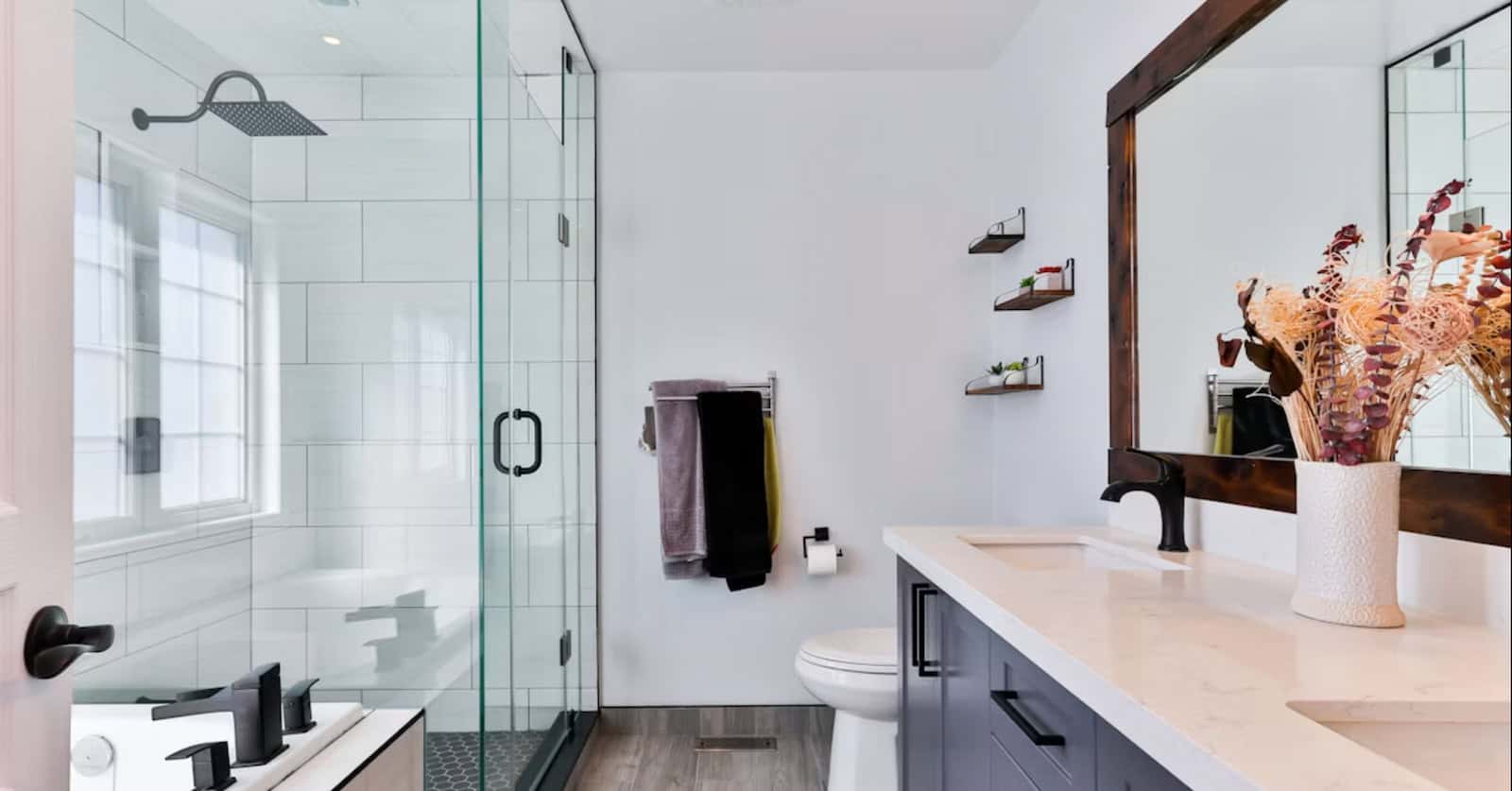 Modern bathroom remodel, Ocala
