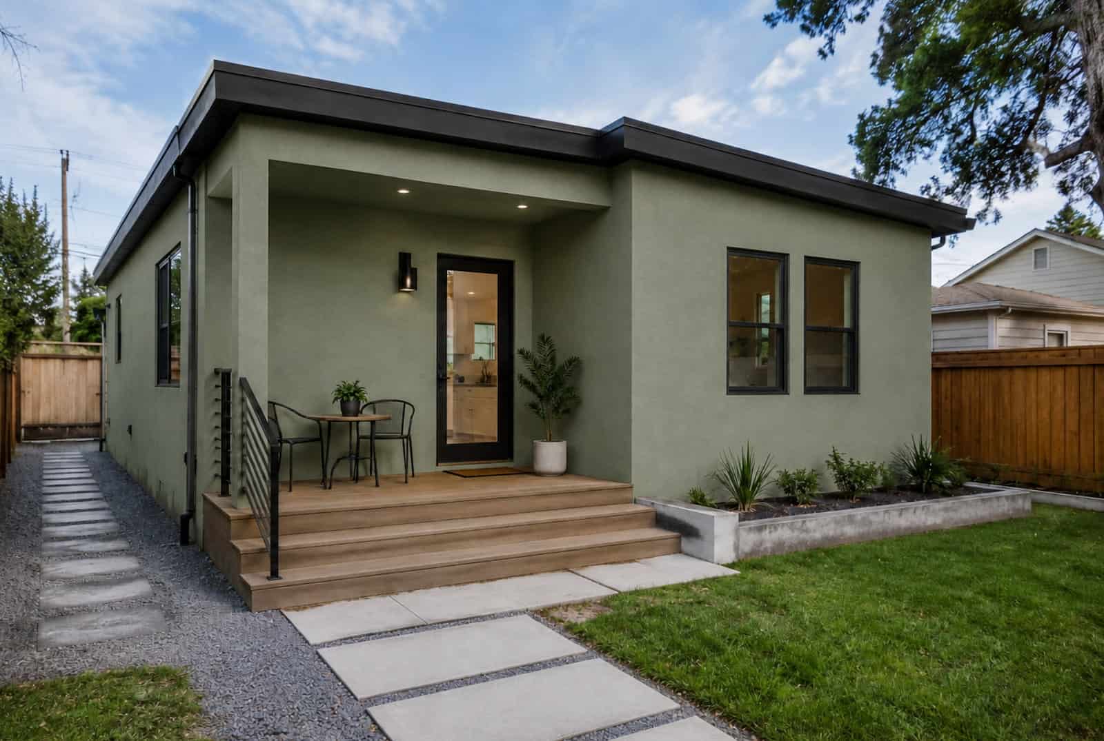 Modern stucco ADU in Ocala FL