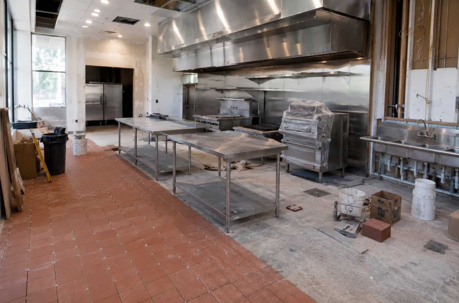 Restaurant kitchen renovation, Wildwood